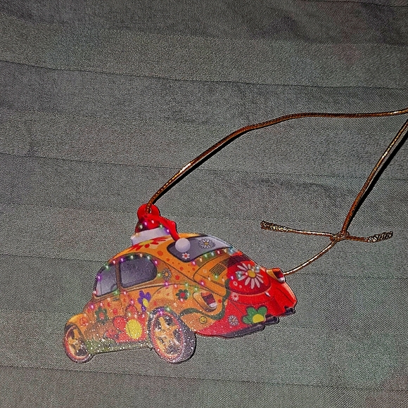 Santa VW Christmas Ornament - Picture 2 of 4